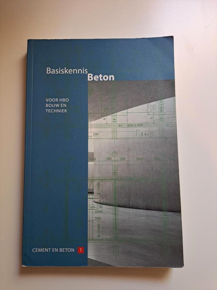 Basiskennis Beton - HBO Bouw en Techniek, Boeken, Techniek, Gelezen, Bouwkunde, Ophalen of Verzenden