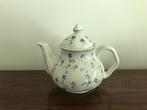 Torgau Margot  Mooie koffiepot wit blauw bloemen, Ophalen of Verzenden