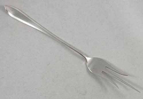 Zilveren Cakevork puntfilet antiek 835 zilver, Antiek en Kunst, Antiek | Goud en Zilver, Zilver, Ophalen of Verzenden