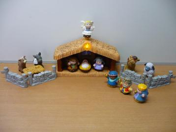 Little People ** Kerststal met licht en geluid ** beschikbaar voor biedingen