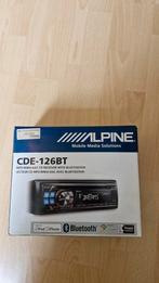 Alpine CDE-126BT Autoradio CD Bluetooth - Nieuw!, Ophalen of Verzenden, Nieuw