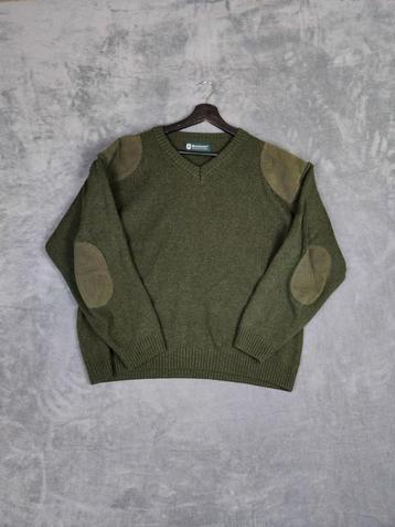 Deerhunter Trui L Large Wol Sweater Groen beschikbaar voor biedingen