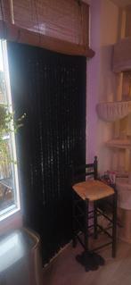 Zwarte Kattenstaart Gordijn, 200 cm of meer, Zwart, Zo goed als nieuw, Modern