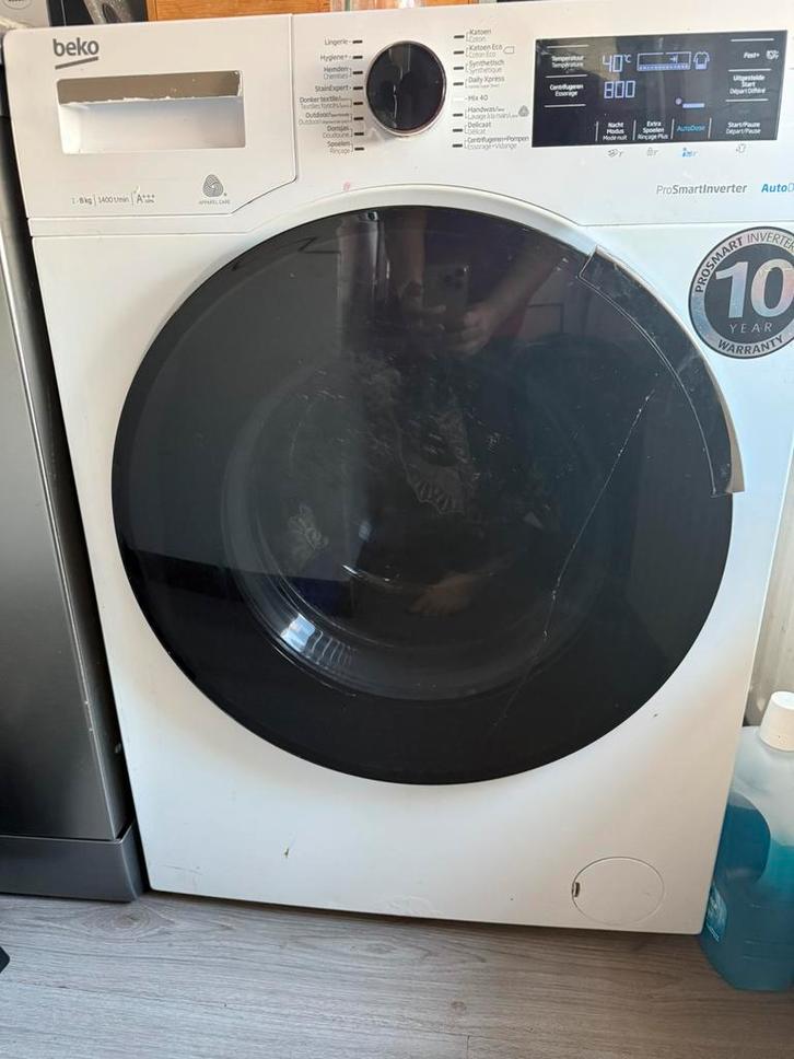 Beko Wasmachine – 8kg – Zelf dosering, Witgoed en Apparatuur, Was-droogcombinaties, Zo goed als nieuw, 8 tot 10 kg, Minder dan 85 cm