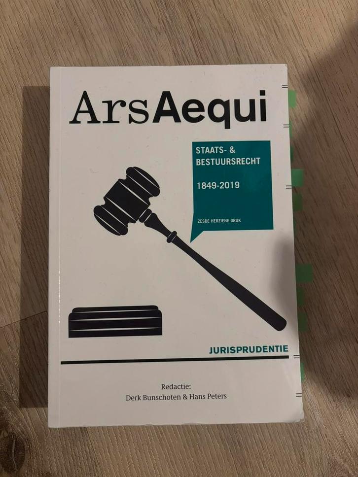 Ars Aequi Jurisprudentie Staats- en bestuursrecht 1849-2019, Boeken, Studieboeken en Cursussen, Zo goed als nieuw, HBO, Alpha