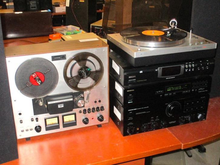 Stereotorens, pick-ups, boxen, setjes, cassettedecks etc, Audio, Tv en Foto, Stereo-sets, Gebruikt, Cassettedeck, Cd-speler, Dvd-speler