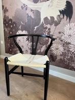 6x Wishbone Stoel - Hans Wegner Design, Huis en Inrichting, Gebruikt, Deens, Zwart, Ophalen of Verzenden