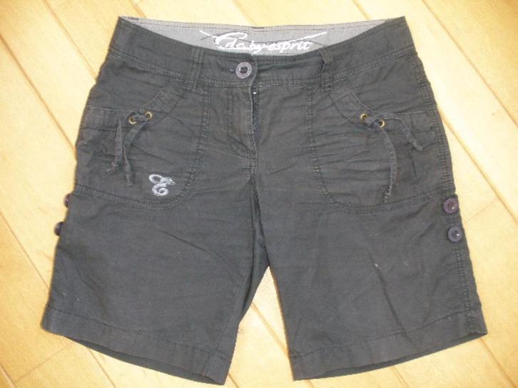 EDC by ESPRIT bermuda zwart maat 36, Kleding | Dames, Broeken en Pantalons, Zo goed als nieuw, Maat 36 (S), Zwart, Kort, Ophalen of Verzenden