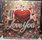 Diamond Painting kaart I love you 2, Ophalen of Verzenden, Nieuw, Man of Vrouw