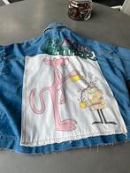 Blauw Pink Panther Zara spijkerjasje, maat M = XL oversized, Kleding | Dames, Zara, Maat 46/48 (XL) of groter, Zo goed als nieuw