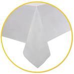 Wit tafel laken || te huur/huren?, Hobby en Vrije tijd, Feestartikelen | Verhuur, Ophalen, Zo goed als nieuw, Geboorte of Huwelijk