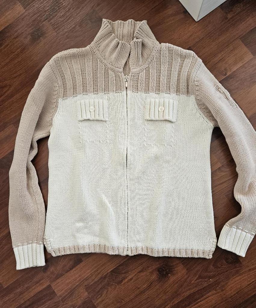 vest, Maat 38/40 (M), River Woods, Beige, Ophalen of Verzenden