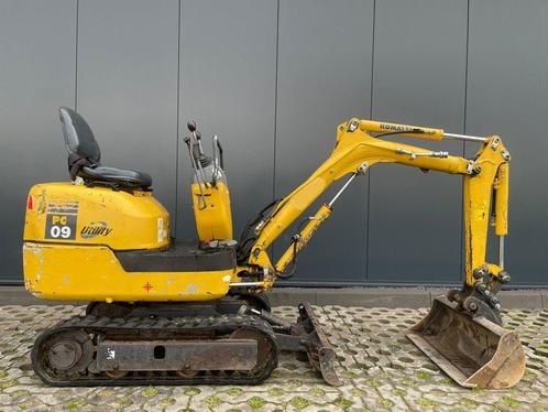 Komatsu PC09-1 (bj.2015/2800h) 2015, Zakelijke goederen, Machines en Bouw | Kranen en Graafmachines, Graafmachine