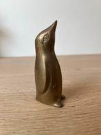 Vintage Koperen / messing  Pinguïn Beeldje, Ophalen of Verzenden, Koper