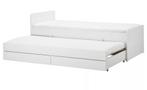 Ikea Släkt bed 90x200, Ophalen, 90 cm, Eenpersoons, Wit