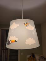 Ikea Trollakulla lampenkap met Hemma pendel - blauw, Gebruikt, 25 tot 50 cm, Blauw, Rond