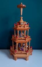 Vintage kerstpiramide geboorte Jezus, Diversen, Ophalen of Verzenden