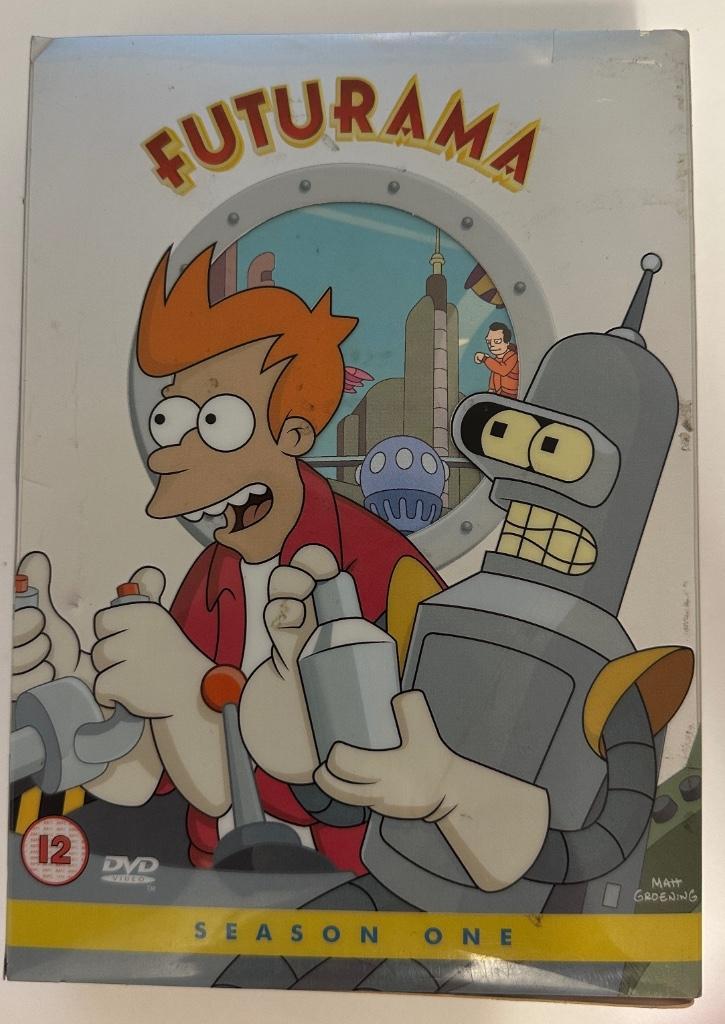 Futurama Seizoen 1 DVD Box, Cd's en Dvd's, Dvd's | Tv en Series, Gebruikt, Komedie, Boxset, Vanaf 12 jaar, Verzenden