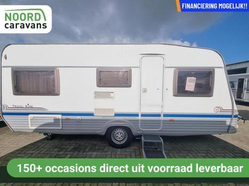 TEC TRAVEL KING 510 TE ENKELE BEDDEN + MOVER + VOORTENT, Caravans en Kamperen, Caravans, Bedrijf, tot en met 4, 1000 - 1250 kg