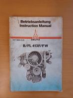 Handleiding Deutz motor B/FL 413F/FW, Boeken, Ophalen of Verzenden, Gelezen, Tractor en Landbouw