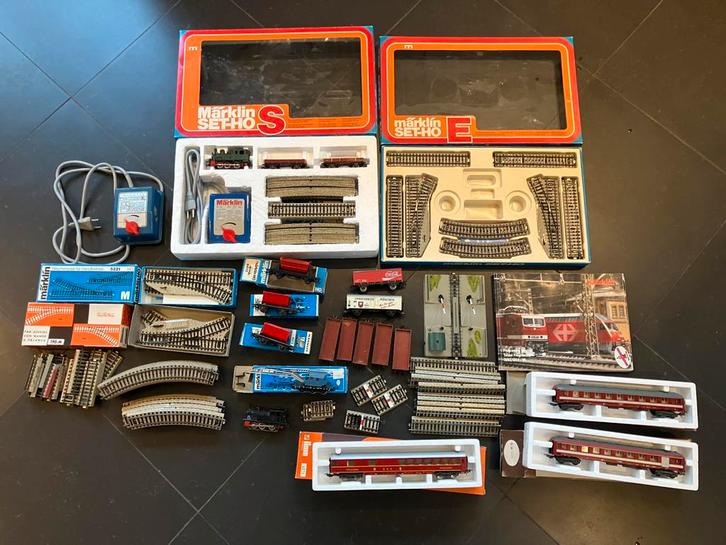 Märklin treinbaan (incl complete startset 0968), Hobby en Vrije tijd, Modeltreinen | H0, Gebruikt, Treinset, Wisselstroom, Märklin