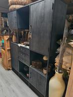 Schitterende vakkenkast Showmodel nu, Huis en Inrichting, Kasten | Buffetkasten, Ophalen, Nieuw, 25 tot 50 cm, Metaal