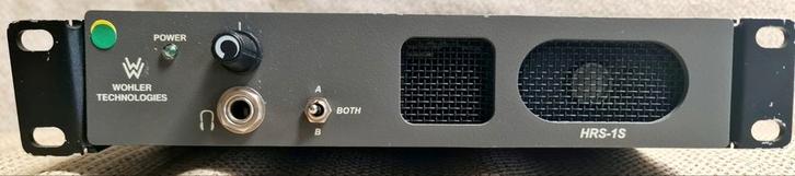 WOHLER HRS-1S, Audio, Tv en Foto, Professionele Audio-, Tv- en Video-apparatuur, Zo goed als nieuw, Ophalen of Verzenden