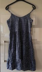 E34/1 Blauw zomerjurkje / zonnejurkje met hartjes, Clockhous, Kleding | Dames, Blauw, Ophalen of Verzenden, Zo goed als nieuw