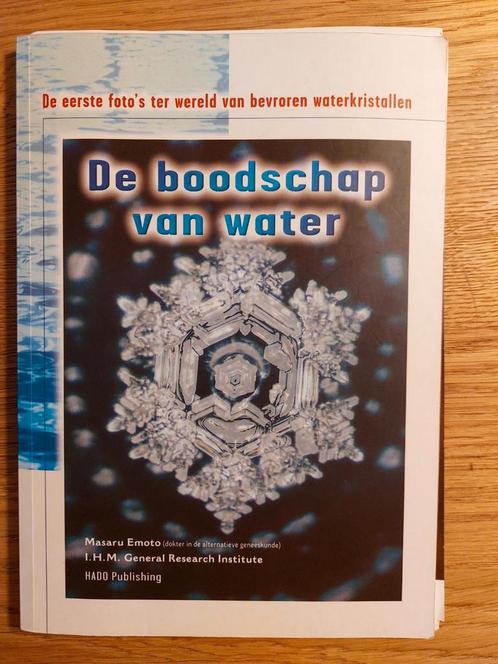 Masuru Emoto - De boodschap van water, Boeken, Natuur, Gelezen, Vogels, Ophalen of Verzenden