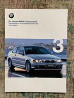 Nederlandse brochure BMW 3-serie coupe E46 1999 nieuw, Nieuw, Ophalen of Verzenden, Mercedes-Benz, BMW