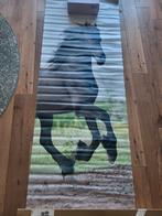 plakposter deur paard, Ophalen of Verzenden, Zo goed als nieuw, Rechthoekig