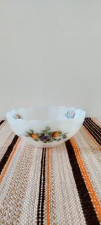 Vintage glazen Arcopal Fruits de France schaal 20.5 cm, Huis en Inrichting, Keuken | Servies, Ophalen of Verzenden, Glas, Overige stijlen