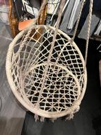 Macrame hippie bohemian ronde boho hangstoel hangende stoel, Opvouwbaar, Gebruikt, Ophalen of Verzenden, Eenpersoons