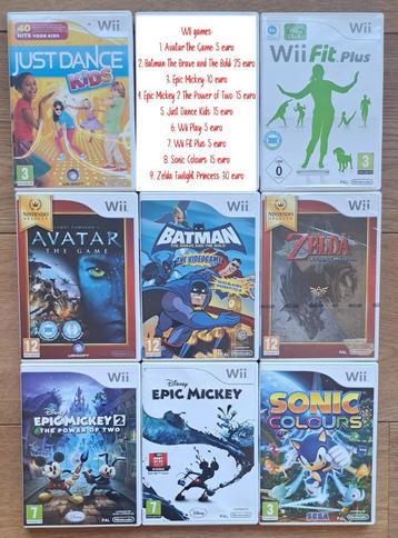 Wii games beschikbaar voor biedingen