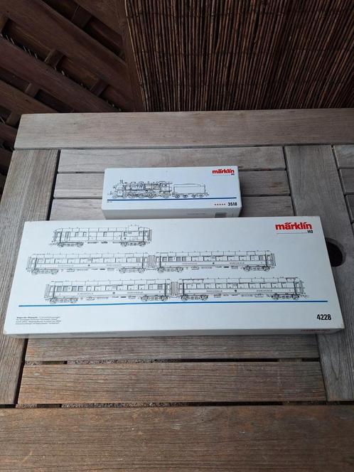 Märklin H0 Treinset BR18 (3518) + Rheingold Wagons (4228), Hobby en Vrije tijd, Modeltreinen | H0, Zo goed als nieuw, Wisselstroom