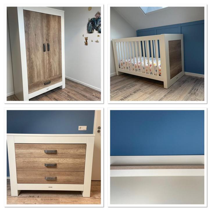 Complete babykamer kidsmill long island babypark compleet, Kinderen en Baby's, Kinderkamer | Complete kinderkamers, Zo goed als nieuw