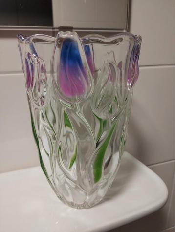 Vintage jaren zeventig WaltherGlas tulpen vaas  beschikbaar voor biedingen