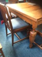Antieke / oude Eethoek met 6 stoelen, Ophalen