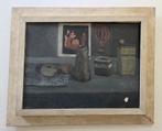 Han Mes. Stilleven met objecten. Olieverf op doek. 1963., Antiek en Kunst, Kunst | Schilderijen | Klassiek, Ophalen of Verzenden