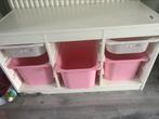 Ikea opbergkast roze, Gebruikt, Kast, 70 cm of meer, Ophalen of Verzenden