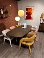 Eettafel Diego - massief eiken-kleur deer brown-200x100cm, Ophalen, Eikenhout, Nieuw, 50 tot 100 cm