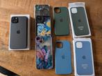 Apple iphone 15 plus black 128gb met screenprotector & cases, Zwart, Zonder simlock, Zonder abonnement, IPhone 15 Plus