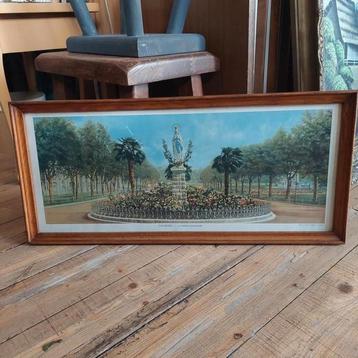  Lucky Vintage Originele Lourdes prent uit de jaren '50 beschikbaar voor biedingen