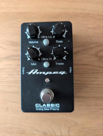 Ampeg Classic Analog Bass Preamp Pedaal beschikbaar voor biedingen
