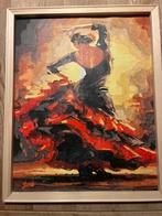 Schilderen op nummer, met lijst, Antiek en Kunst, Kunst | Schilderijen | Abstract, Ophalen of Verzenden