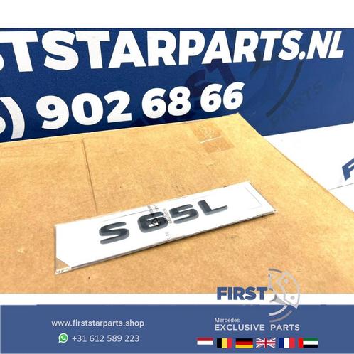 W222 W223 W217 S65L LOGO EMBLEEM Mercedes S Klasse S65 AMG 2, Auto-onderdelen, Carrosserie en Plaatwerk, Mercedes-Benz, Achter