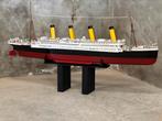 Houten model “Titanic” handgemaakt 120 cm voorbereid, Hobby en Vrije tijd, Modelbouw | Boten en Schepen, Overige merken, Zo goed als nieuw