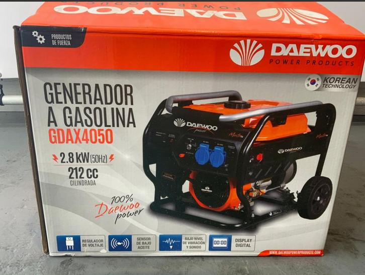 Generator gdax 4050, Doe-het-zelf en Verbouw, Aggregaten, Nieuw, Benzine, Minder dan 5 kVA, Ophalen of Verzenden