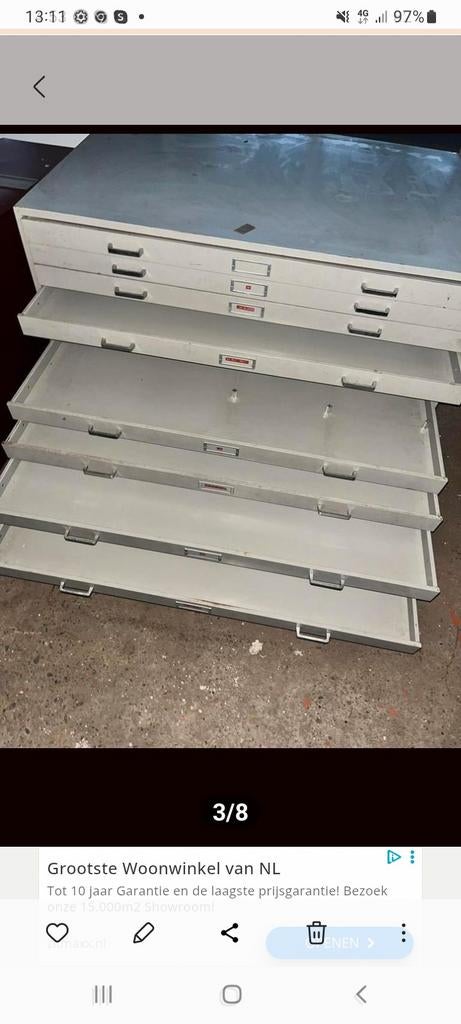 Gereedschap laden kast, Ophalen of Verzenden