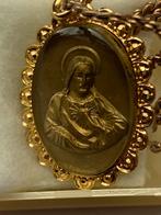 Goudkleurige Jezus hanger uit de jaren 50 nieuw, Sieraden, Tassen en Uiterlijk, Kettinghangers, Overige materialen, Ophalen of Verzenden
